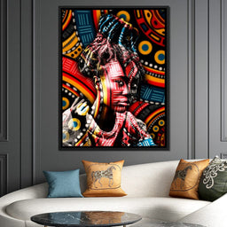 Colorful Portrait - Manuel Alejandro - NicheCanvas