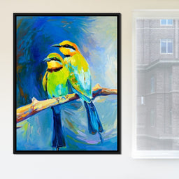 Blue Tailed Bee Eaters  - NicheCanvas