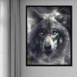 Midnight Wolf - Zenzdesign - NicheCanvas