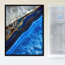 Blue Stone - NicheCanvas