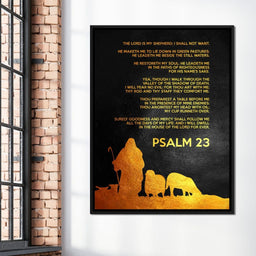 Psalm 23 - ABConcepts - NicheCanvas