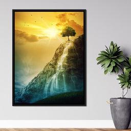Waterfall Tree - NicheCanvas