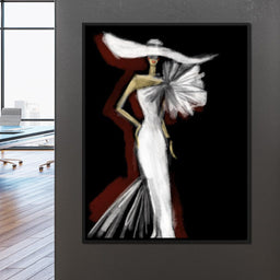 The White Dress - NicheCanvas