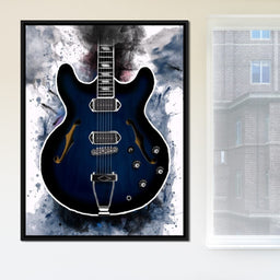 Gary Clark Jr's Electric Guitar -  Abraham Szomor - NicheCanvas