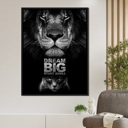 Dream Big Start Small - ABConcepts - NicheCanvas