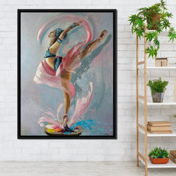 Ballet Dancer Artist Palette - NicheCanvas