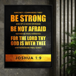 Joshua 1:9 - ABConcepts - NicheCanvas