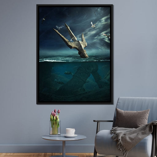 Last Hope - Poseidon - Milos Karanovic Canvas Print