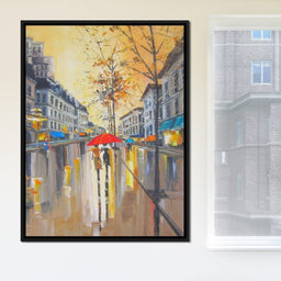 Rain in Boston - NicheCanvas