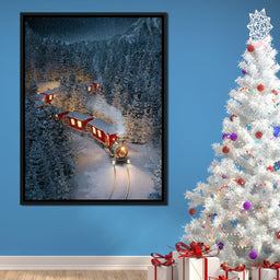Christmas Train - NicheCanvas