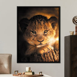 Lion Cub - Zenzdesign - NicheCanvas