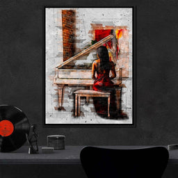 Elegant Sounds Sketch Art - Johanjjf - NicheCanvas