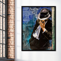 Smoking Man - NicheCanvas