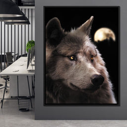 Wolf Moon - Zenzdesign - NicheCanvas