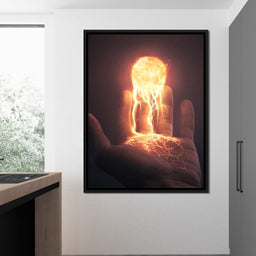 Holding the Sun - NicheCanvas