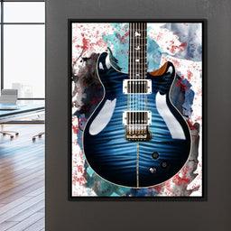 Santana's Electric Guitar - Abraham Szomor - NicheCanvas