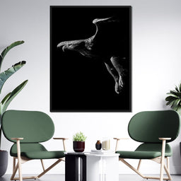 Black and White Eagle - NicheCanvas