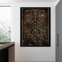 Zodiac sign Gemini - NicheCanvas