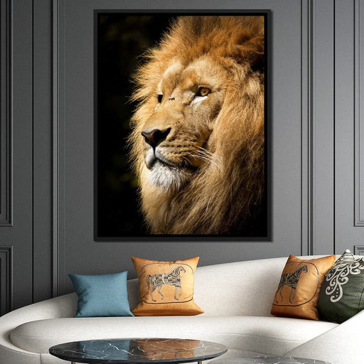 Lion View - Milos Karanovic Canvas Print