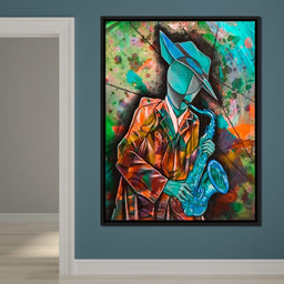 Soul Jazz Player - NicheCanvas