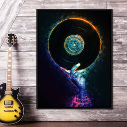 Neon Vinyl - Johanjjf - NicheCanvas