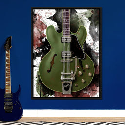 Chris Cornell's Electric Guitar - Abraham Szomor - NicheCanvas