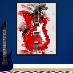 Jack White's Guitar - Abraham Szomor - NicheCanvas