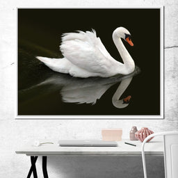Swan - Ben Heine - NicheCanvas
