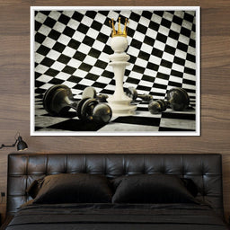 Chessboard King - NicheCanvas