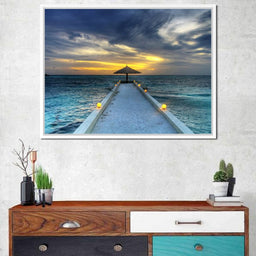 Maldivian Sunset - NicheCanvas