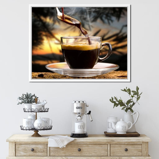 Hot Coffee Canvas Print