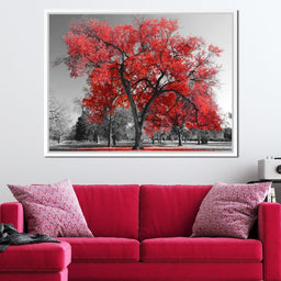 Big Red Tree - NicheCanvas