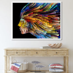 Psychedelic Face Alternate - NicheCanvas