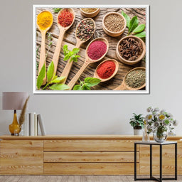 Assortment of Spices - NicheCanvas