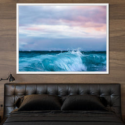 Blue Waves - Lucas Moore - NicheCanvas