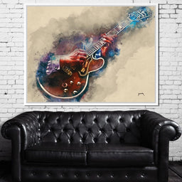 BB King's Guitar - Abraham Szomor - NicheCanvas