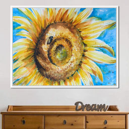 Golden Sunflower - NicheCanvas