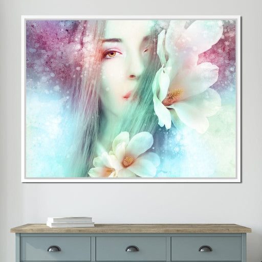 Spring Lady Canvas Print