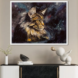 Night Cat - NicheCanvas