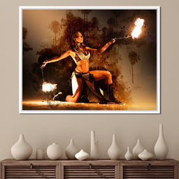 Flaming Nights - Johanjjf - NicheCanvas