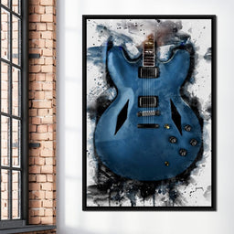 Dave Grohl's Electric Guitar - Abraham Szomor - NicheCanvas