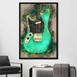 Kurt Cobain's Guitar - Abraham Szomor - NicheCanvas