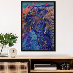 Blue Elephant - NicheCanvas