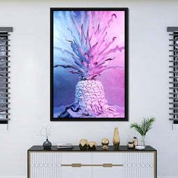 Psychedelic Pineapple - NicheCanvas