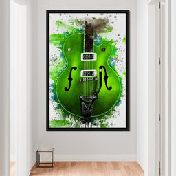 Brian Setzer's Guitar - Abraham Szomor - NicheCanvas