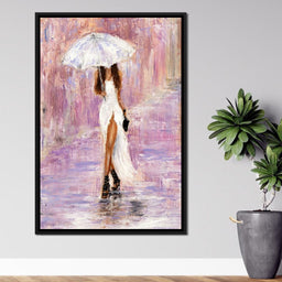 The Bridesmaid Under the Rain - NicheCanvas