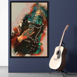 Angus Young's Guitar - Abraham Szomor - NicheCanvas