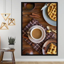 Cup of Coffee with Sugar Pie - NicheCanvas