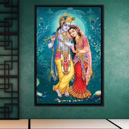 Radha & Krishna Couple - NicheCanvas