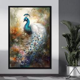 Peacock Serenity - NicheCanvas
